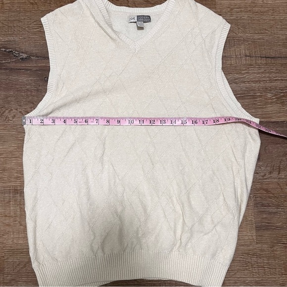 VINTAGE Joseph Abboud Cotton Textured Grandpa Sweater Size XL - Picture 9 of 9